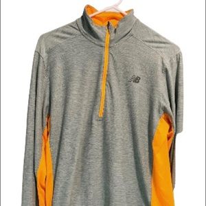 New Balance Drifit Performance Quarter Zip, Mens Medium